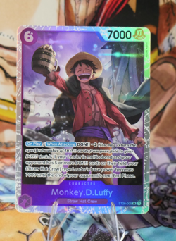 Monkey.D.Luffy ST26-005 SR ONE PIECE Card Game NM Purple Starter Deck 26 NM - Image 1