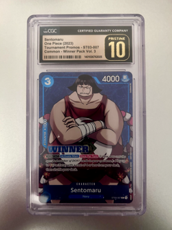 WINNER Sentomaru ST03-007 Tournament Promo One Piece CGC 10 Pristine - Image 1