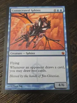 Consecrated Sphinx Mirrodin Besieged Regular - Image 2