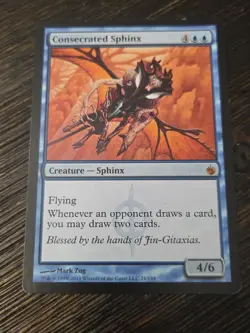Consecrated Sphinx Mirrodin Besieged Regular - Image 3