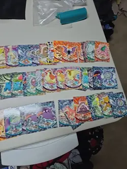 1999 Topps Huge Lot Pokemon Blue Logos Mint! - Image 2