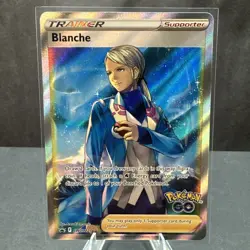 Blanche SWSH227 Promo Full Art Trainer Pokemon Go Sword & Shield NM - Image 1
