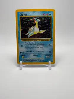1999 Pokemon Lapras Holo 10/62 Fossil Unlimited Edition Rare Vintage #1 - Image 1