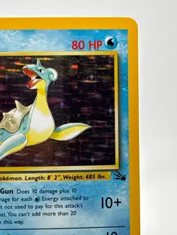 1999 Pokemon Lapras Holo 10/62 Fossil Unlimited Edition Rare Vintage #1 - Image 5