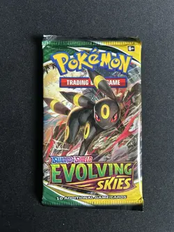 22.45 (Heavy) Evolving Skies Pokemon Booster Pack - Sealed - Image 3