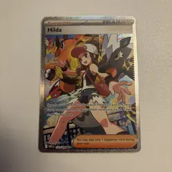 Pokemon TCG Hilda Special Illustration Rare White Flare WHT 171/086 NM - Image 1