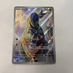 Sawk 130/086 White Flare Illustration Rare Pokemon TCG NM - Image 1