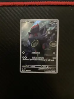 Pokemon TCG Zorua 075/064 Shrouded Fable Illustration Rare Holo Full Art NM - Image 1