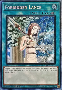 Yugioh! - Forbidden Lance - RA02-EN058 - SECRET Rare - 25'TH - 1'st Ed. - NM/M - Image 1