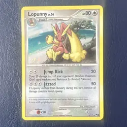 LP Pokemon Lopunny POP Series 9 Holo Card 009/017 NICE HOLO PATTERN - Image 1