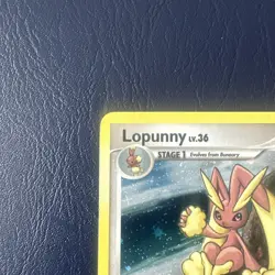 LP Pokemon Lopunny POP Series 9 Holo Card 009/017 NICE HOLO PATTERN - Image 3
