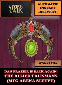 MTGA MTG ARENA CODE CARD DAN FRAZIER BACK ALLIED TALISMANS SECRET LAIR SLEEVE - Image 2