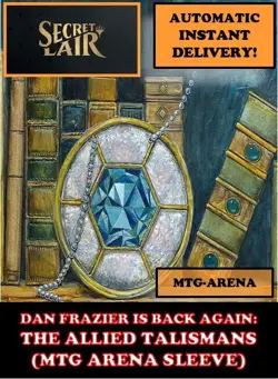 MTGA MTG ARENA CODE CARD DAN FRAZIER BACK ALLIED TALISMANS SECRET LAIR SLEEVE - Image 4