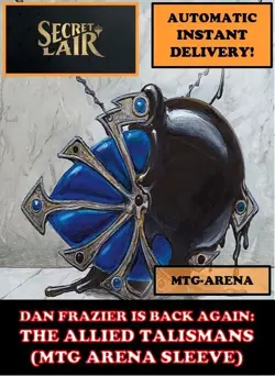 MTGA MTG ARENA CODE CARD DAN FRAZIER BACK ALLIED TALISMANS SECRET LAIR SLEEVE - Image 5