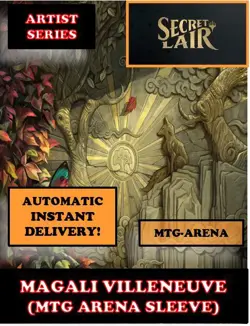 MTGA MTG ARENA CODE CARD ARTIST SERIES MAGALI VILLENEUVE SECRET LAIR SLEEVE - Image 5
