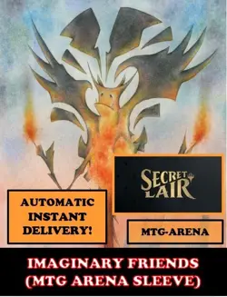 MTGA MTG ARENA CODE CARD ARTIST SERIES IMAGINARY FRIENDS SECRET LAIR SLEEVE - Image 3