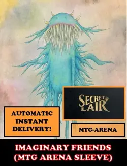 MTGA MTG ARENA CODE CARD ARTIST SERIES IMAGINARY FRIENDS SECRET LAIR SLEEVE - Image 5