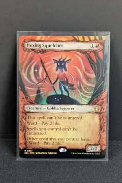 MTG Lorwyn Eclipsed ~ Hexing Squelcher (Showcase) FOIL Rare R 0317 - Image 1