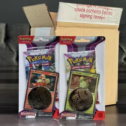 Paldea Evolved S&V Pokemon Checklane Booster Blister 16 Pack case - Image 1