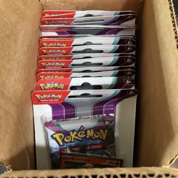 Paldea Evolved S&V Pokemon Checklane Booster Blister 16 Pack case - Image 3