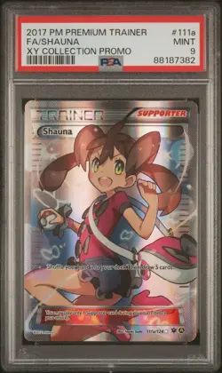 2017 Pokemon Shauna Full Art XY Collection Premium Trainer #111a PSA 9 MINT - Image 1