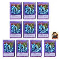 10 card Dragon Master Knight QCLP-JP019 Ultra Rare YuGiOh - Image 1