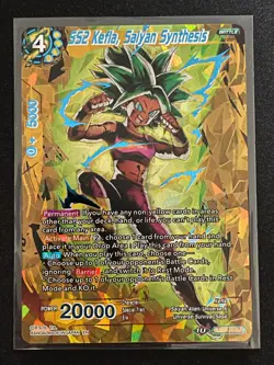 Dragon Ball Super Card Game SS2 Kefla, Saiyan Synthesis ISR Foil Card BT7-128 - Image 1