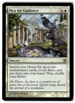 MTG Foil Plea for Guidance - Born of the Gods Moderately Played English - Image 1
