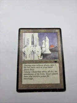 MTG Ivory Tower- Antiquities- Uncommon- HP - Image 2