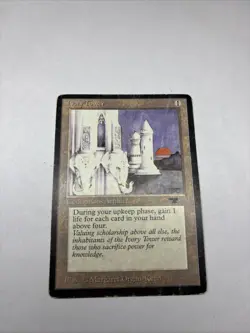 MTG Ivory Tower- Antiquities- Uncommon- HP - Image 3