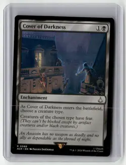 2024 MTG - Universes Beyond: Assassin's Creed Cover of Darkness Regular Rare - Image 1