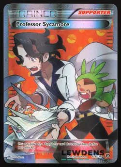 Professor Sycamore - 114/114 - Full Art Trainer - XY Steam Siege - Pokemon Card - Image 1
