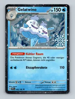 Pokemon Karte Gelatwino 045/182 Holidays Edition Deutsch - Holo - Near Mint - Image 1