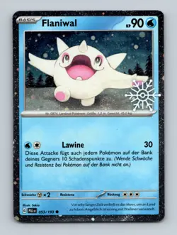 Pokemon Karte Flaniwal 053/193 Holidays Edition Deutsch - Holo - Near Mint - Image 1