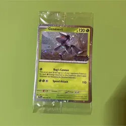 Pokemon Phantasmal Flame Genesect 008/094 Stamped Promo Card Sealed - Image 1