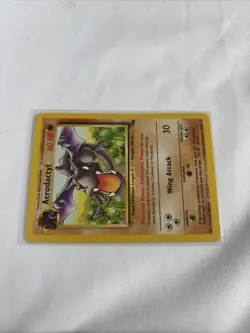 Aerodactyl 16/62 Fossil Unlimited Non Holo Rare Vintage Pokemon TCG Card - Image 2