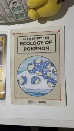Pokemon Natural History Museum Pikachu Jumbo Card, plush And Ecology Booklet - Image 5