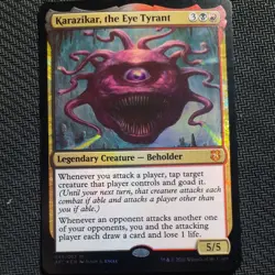 FOIL Karazikar, the Eye Tyrant ~ Commander: Adventures Forgotten Realms [ NM ] - Image 1