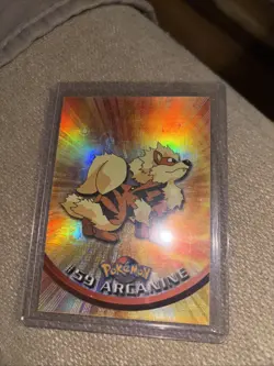 1999 topps Pokemon TV Animation Edition Series 1 Holo Foil #59 Arcanine #troy - Image 1