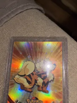1999 topps Pokemon TV Animation Edition Series 1 Holo Foil #59 Arcanine #troy - Image 2