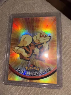 1999 topps Pokemon TV Animation Edition Series 1 Holo Foil #59 Arcanine #troy - Image 4