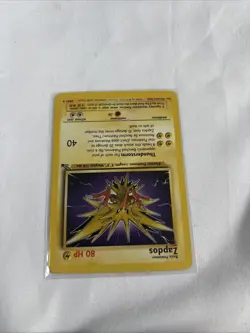1999 Pokemon Fossil 1st Edition Zapdos #30/62 *SEE PICS* NM - Image 3