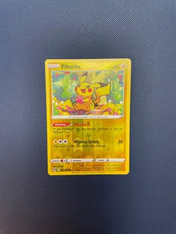 Pikachu 052/196 | Lost Origin | Reverse Holo Rare | 2022 | Pokemon TCG | NM - Image 1