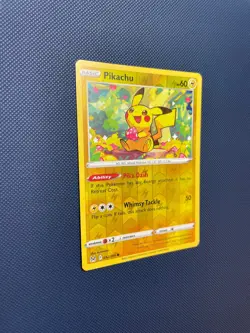 Pikachu 052/196 | Lost Origin | Reverse Holo Rare | 2022 | Pokemon TCG | NM - Image 3