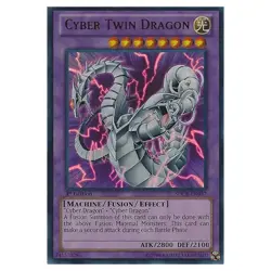 Cyber Twin Dragon Yu-Gi-Oh! SDCR-EN037 1st Ultra Rare - Image 1