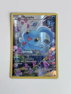 Pokemon TCG - Card MANAPHY PROMO XY113 Black Star Rare - NM - ENG - Image 1