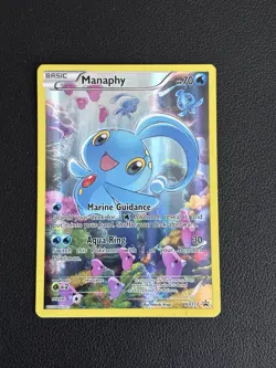 Pokemon TCG - Card MANAPHY PROMO XY113 Black Star Rare - NM - ENG - Image 2