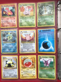 Pokemon Card Binder Collection 234 Cards WOTC Base Set, Jungle, Japanese, Promo - Image 1
