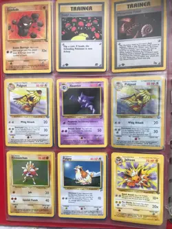 Pokemon Card Binder Collection 234 Cards WOTC Base Set, Jungle, Japanese, Promo - Image 3