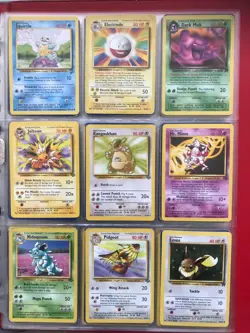 Pokemon Card Binder Collection 234 Cards WOTC Base Set, Jungle, Japanese, Promo - Image 4